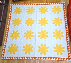 Sunflower Quilt 2011 84”x84" Sunflower Quilt 2011 84”x84"